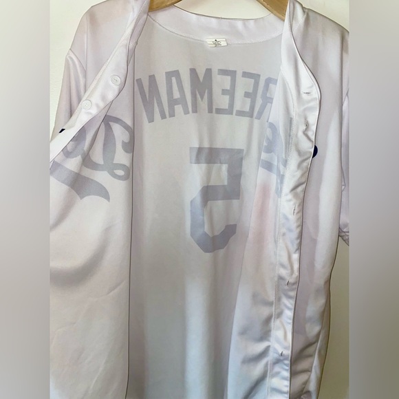 Men's FREEMAN White and Blue Dodgers Jersey XL - Picture 7 of 10